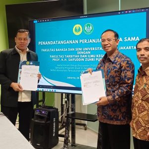 FBS UNJ dan FTIK UIN Saizu Purwokerto Jalin Kerja Sama Tri Dharma Perguruan Tinggi