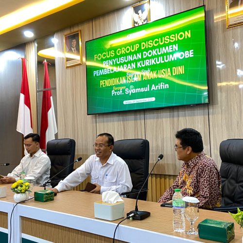 PIAUD FTIK UIN Saizu Perkuat Implementasi OBE melalui FGD Penyusunan Dokumen Pembelajaran