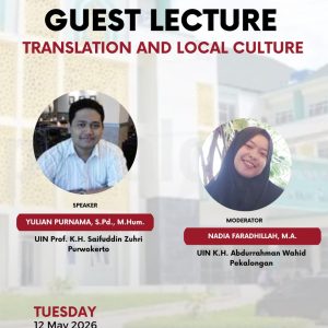 Dosen TBI FTIK UIN Saizu Jadi Guest Lecturer di UIN Gus Dur Pekalongan, Bahas Translation and Local Culture